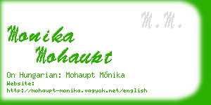 monika mohaupt business card